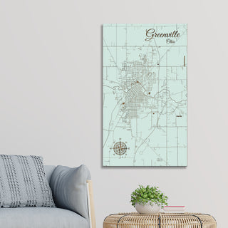 Greenville, Ohio Street Map