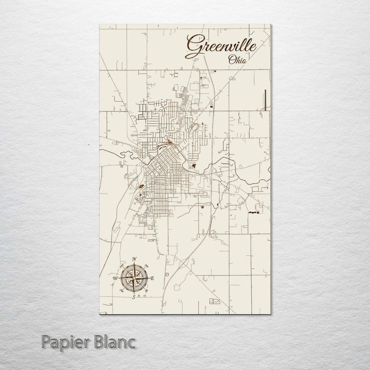 Greenville, Ohio Street Map