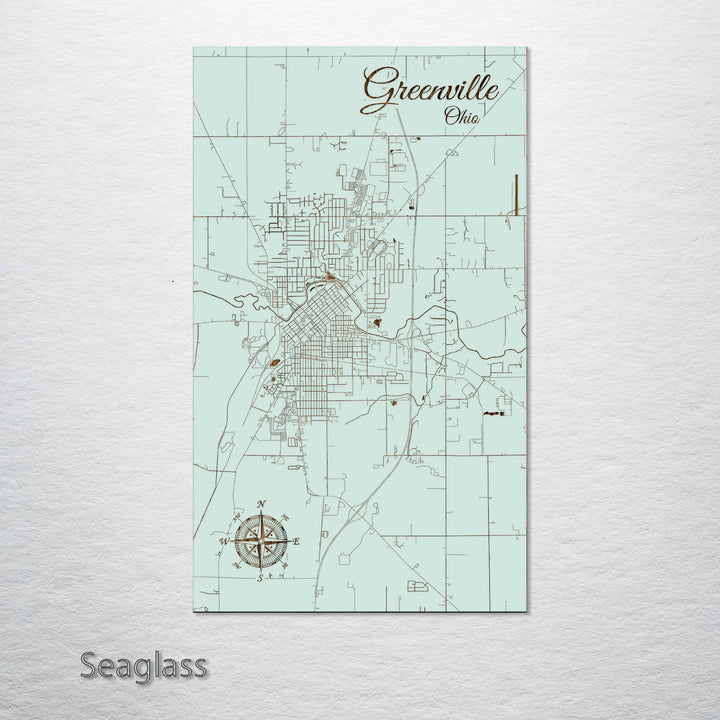 Greenville, Ohio Street Map