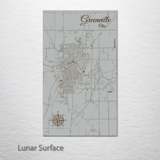 Greenville, Ohio Street Map