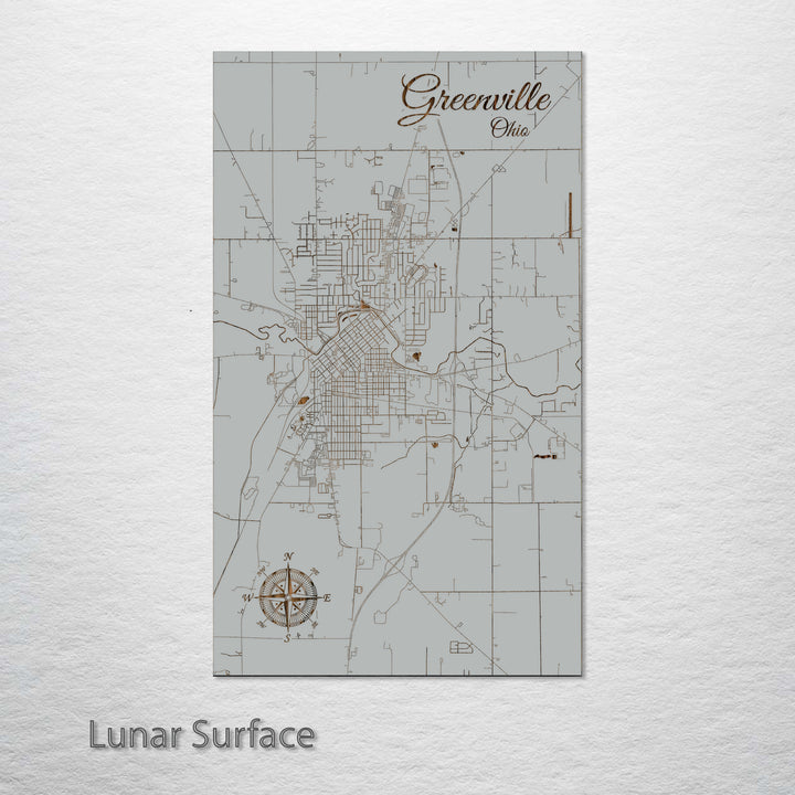Greenville, Ohio Street Map
