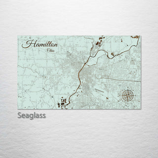 Hamilton, Ohio Street Map
