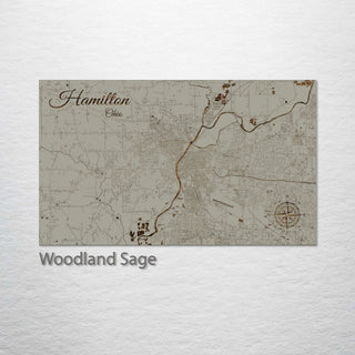 Hamilton, Ohio Street Map
