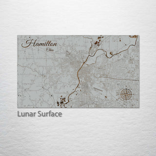Hamilton, Ohio Street Map