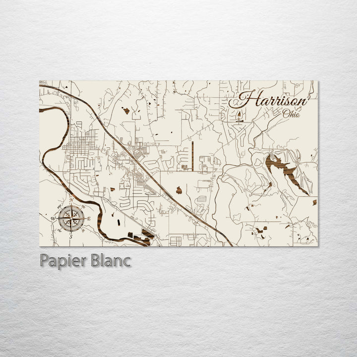 Harrison, Ohio Street Map