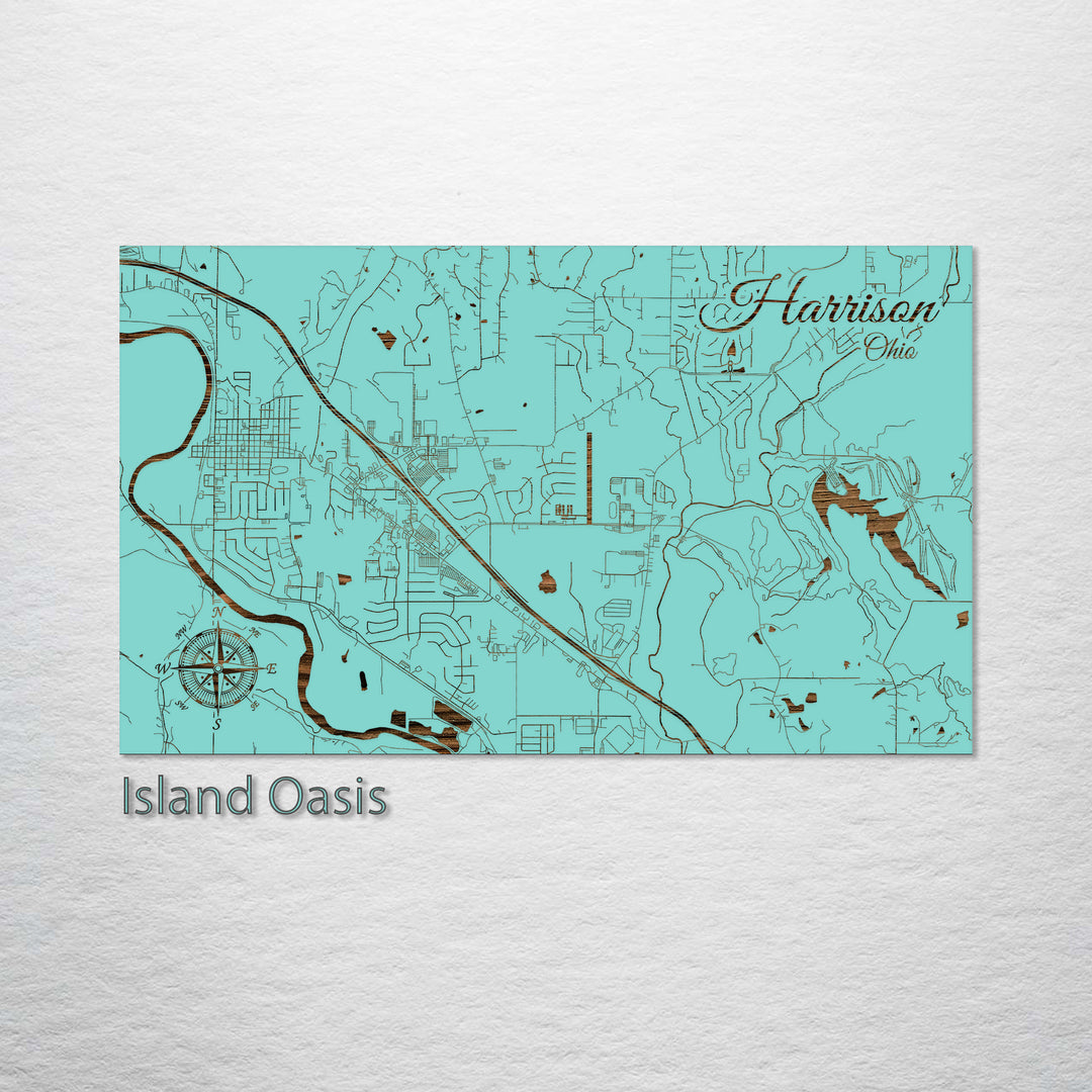 Harrison, Ohio Street Map