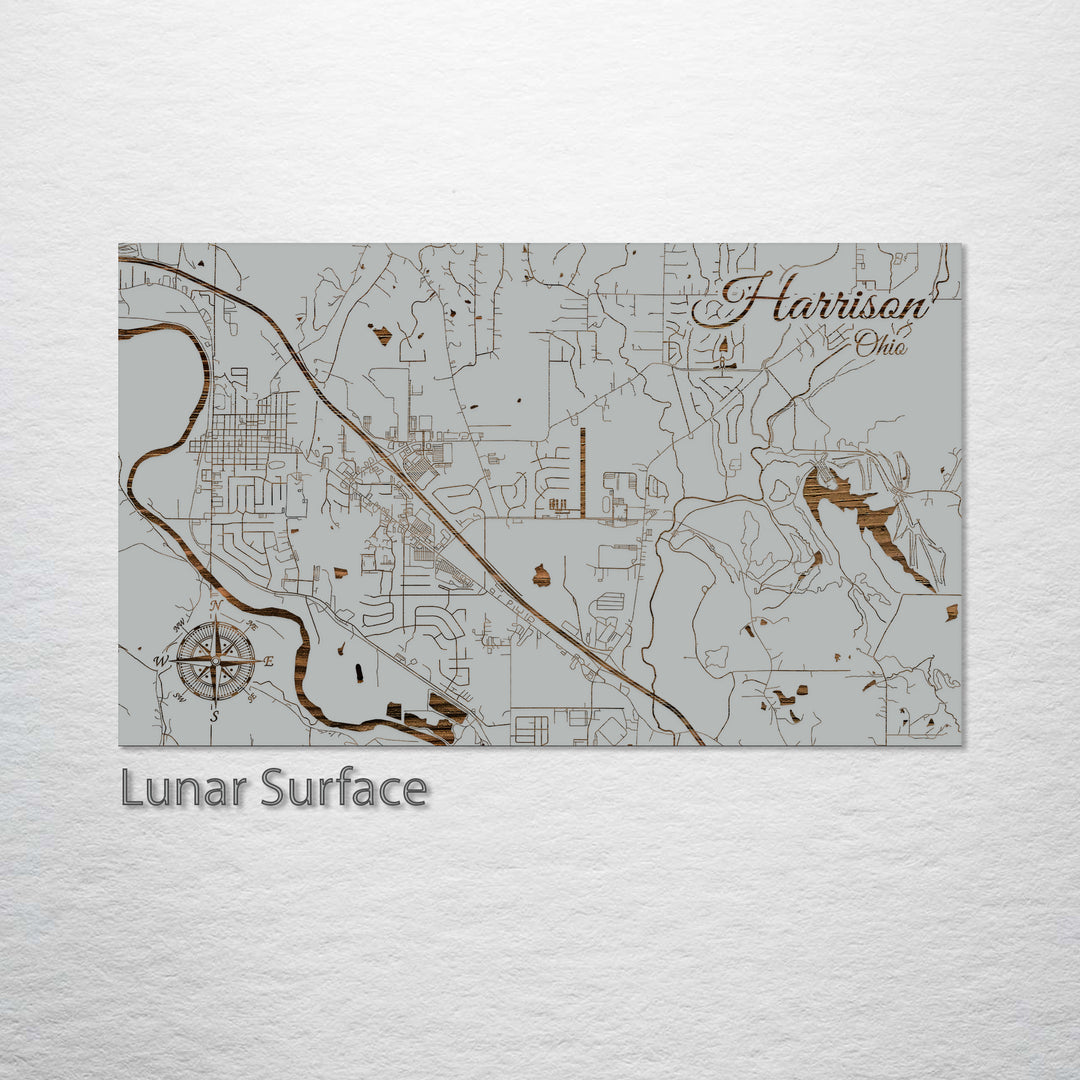 Harrison, Ohio Street Map