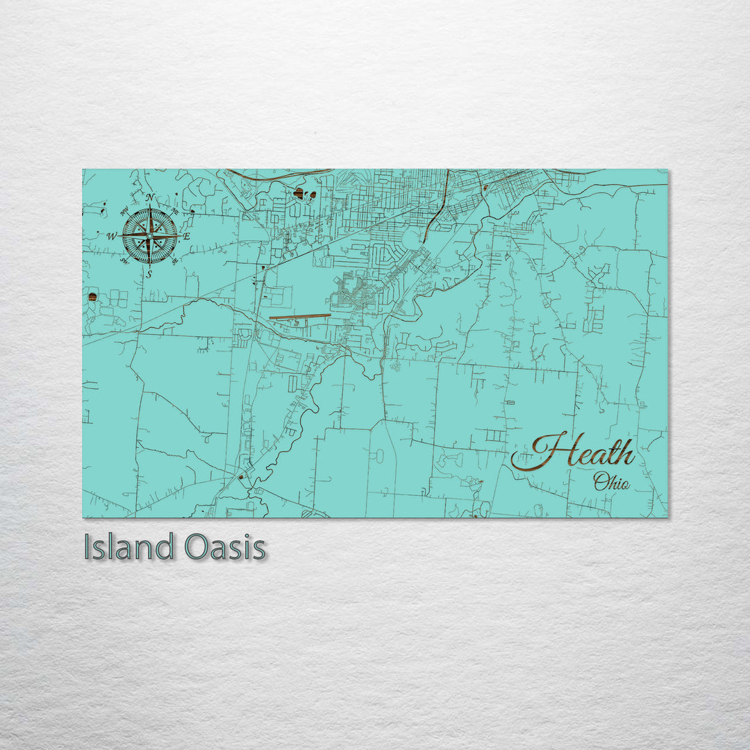 Heath, Ohio Street Map