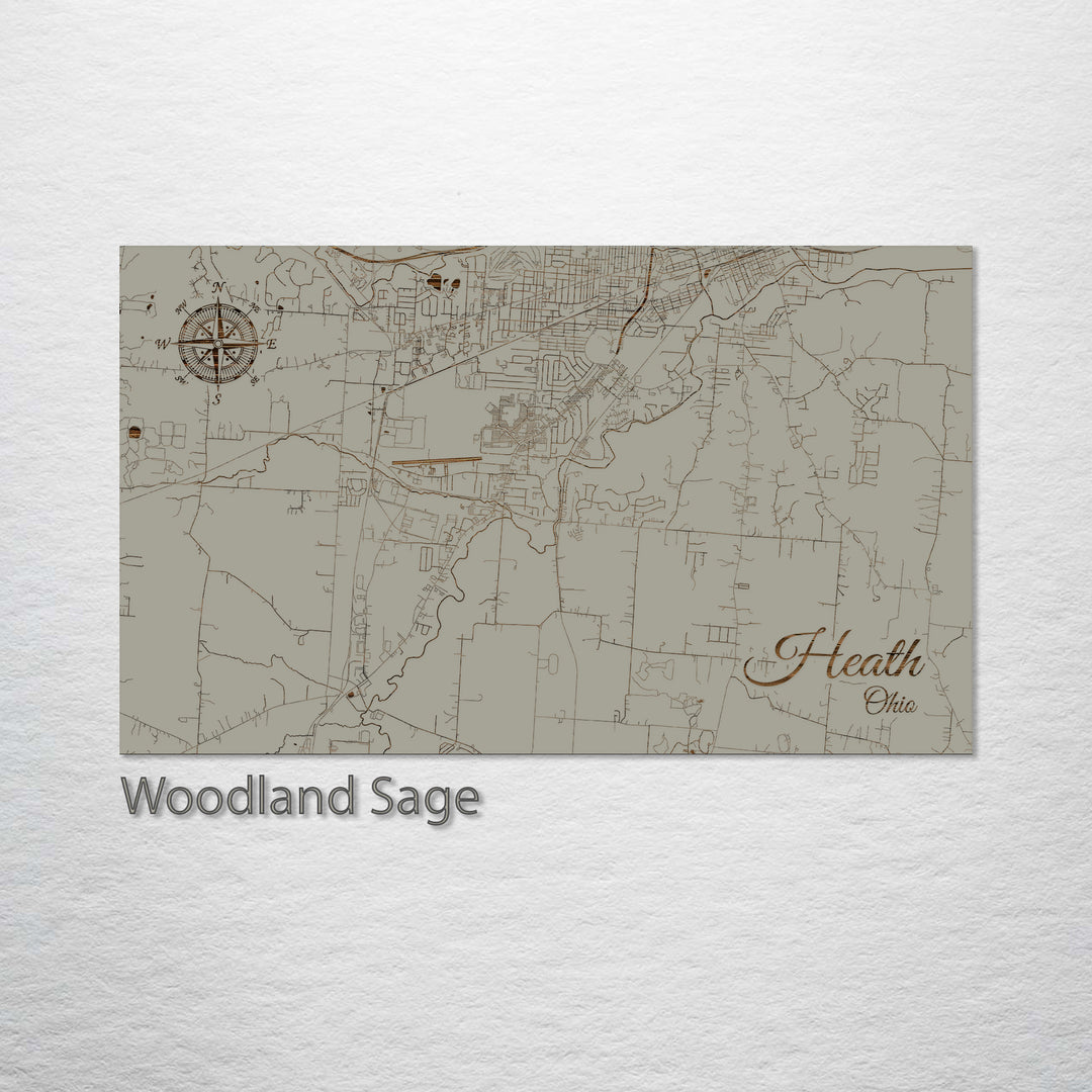 Heath, Ohio Street Map