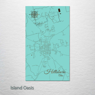 Hillsboro, Ohio Street Map
