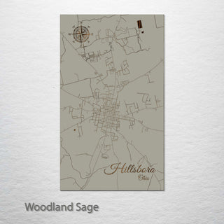 Hillsboro, Ohio Street Map