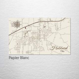 Hubbard, Ohio Street Map