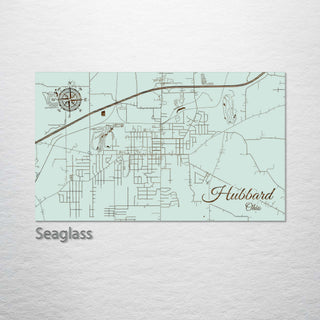 Hubbard, Ohio Street Map