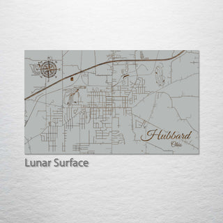 Hubbard, Ohio Street Map