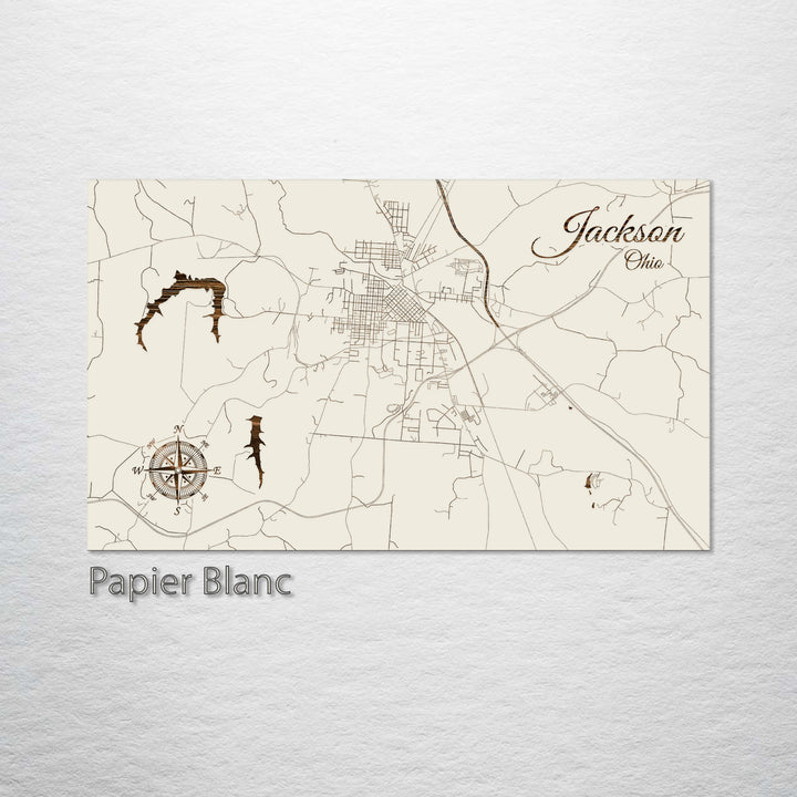 Jackson, Ohio Street Map