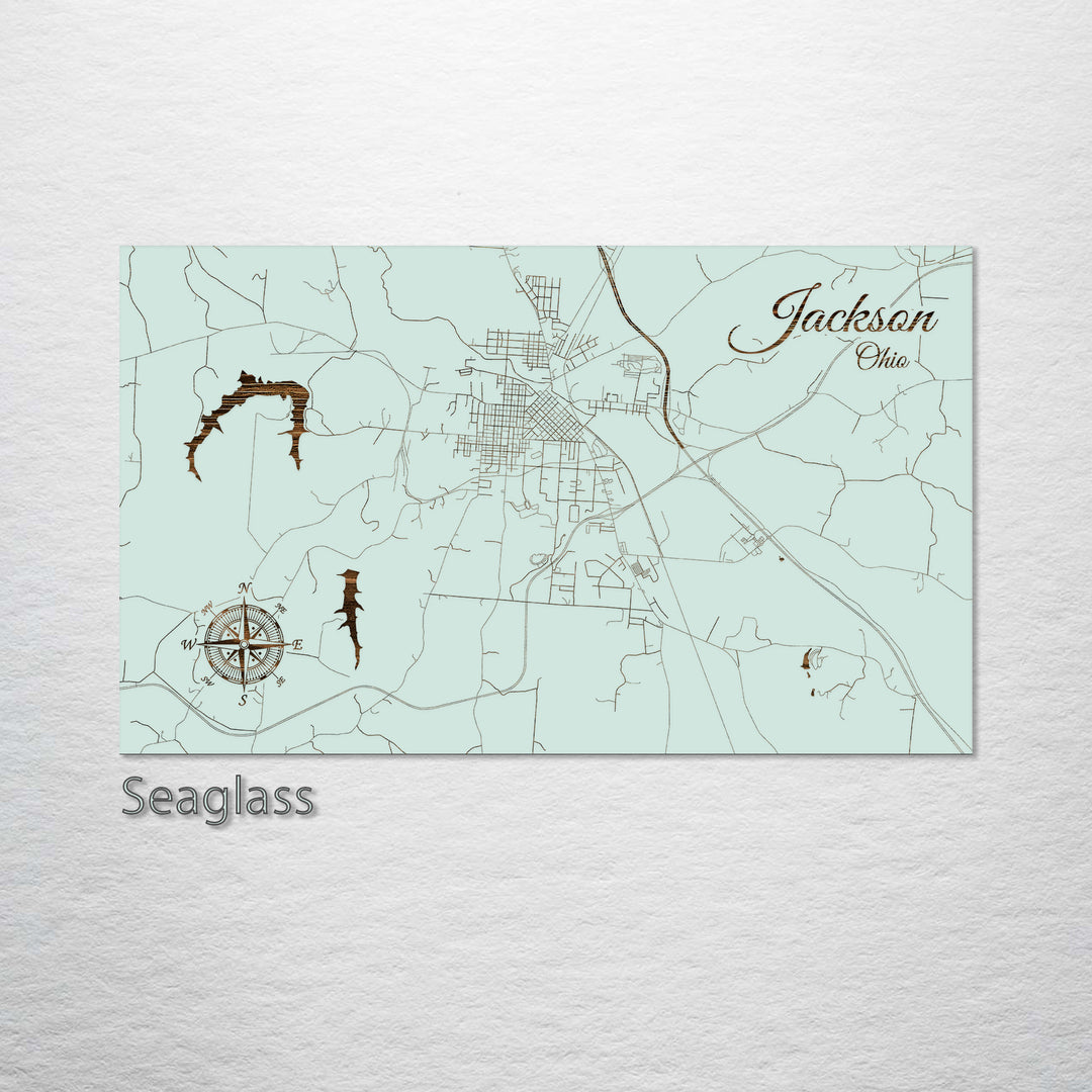 Jackson, Ohio Street Map