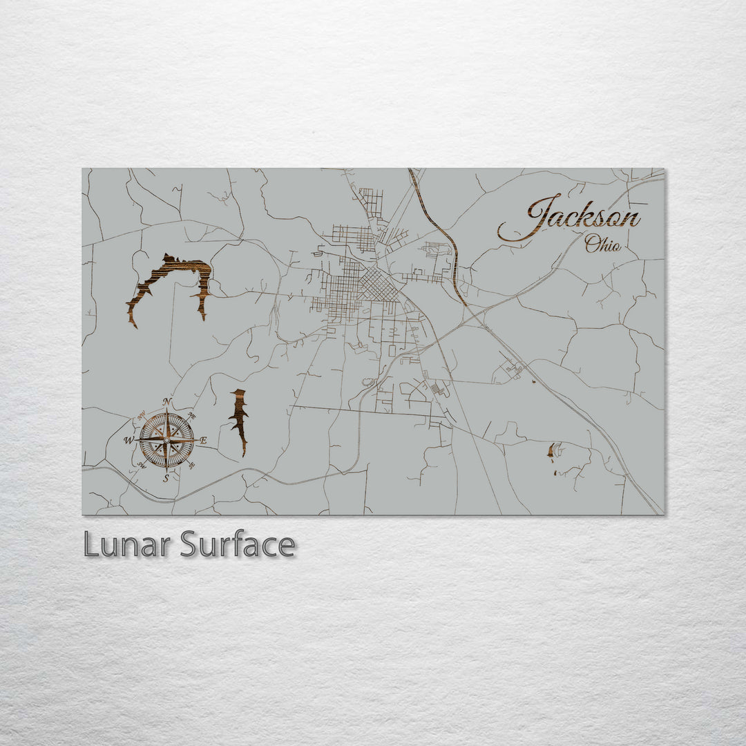 Jackson, Ohio Street Map