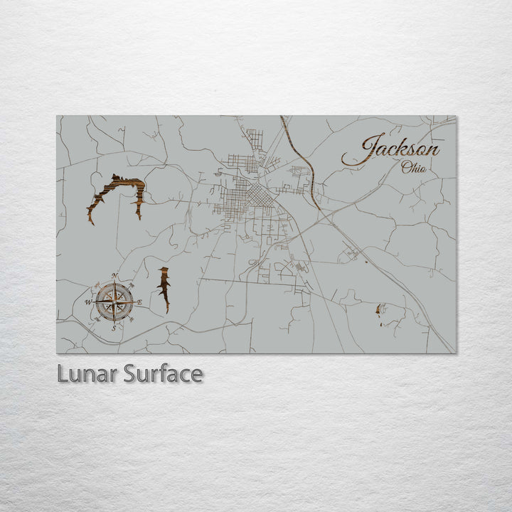 Jackson, Ohio Street Map