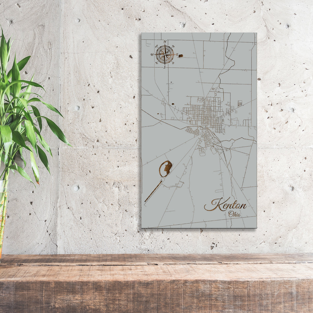 Kenton, Ohio Street Map