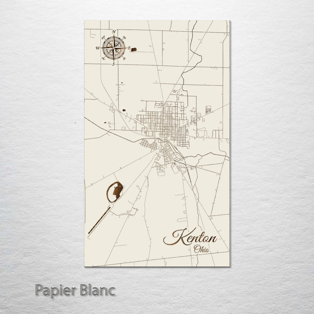 Kenton, Ohio Street Map