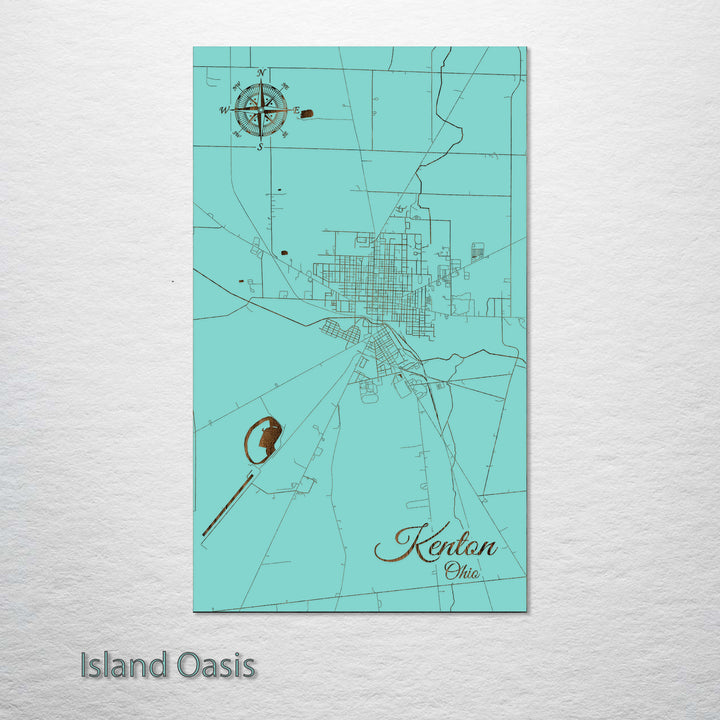 Kenton, Ohio Street Map