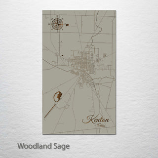 Kenton, Ohio Street Map