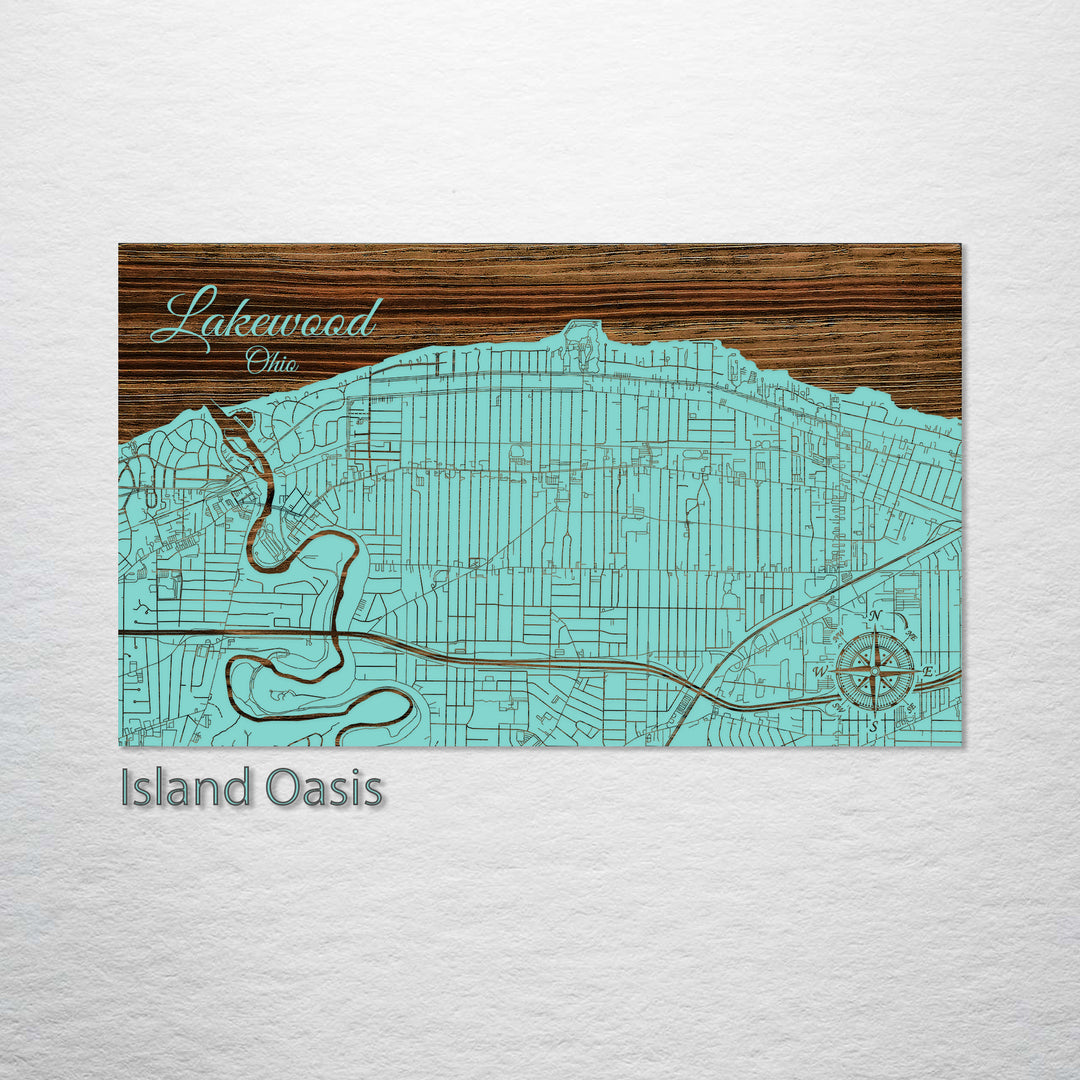 Lakewood, Ohio Street Map