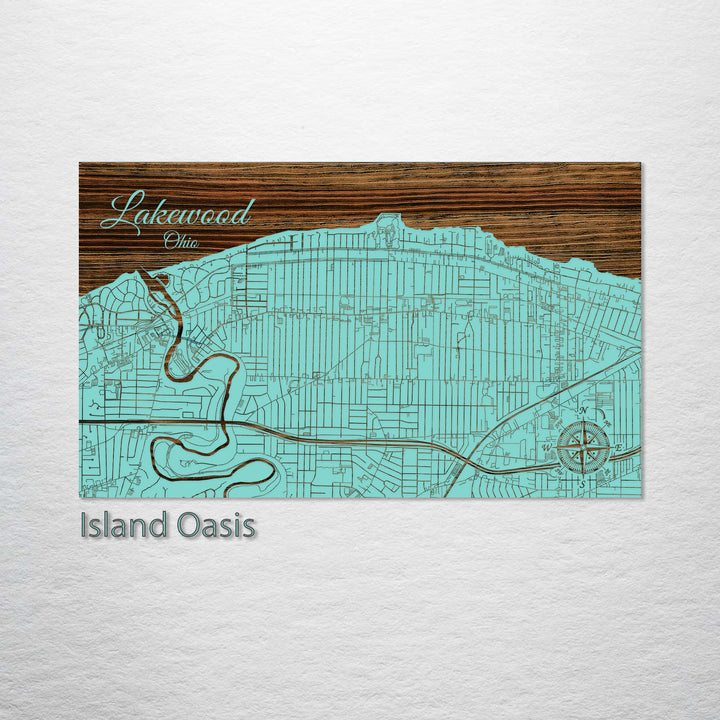 Lakewood, Ohio Street Map