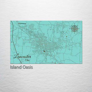 Lancaster, Ohio Street Map