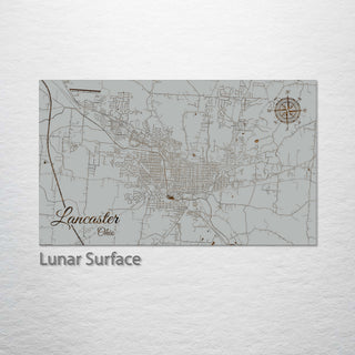 Lancaster, Ohio Street Map