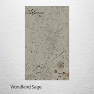 Lebanon, Ohio Street Map