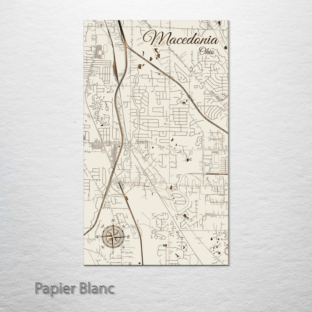 Macedonia, Ohio Street Map