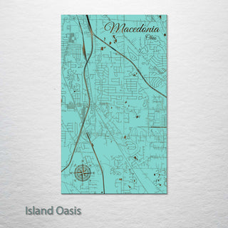 Macedonia, Ohio Street Map