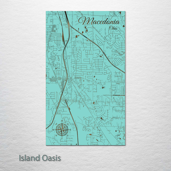 Macedonia, Ohio Street Map