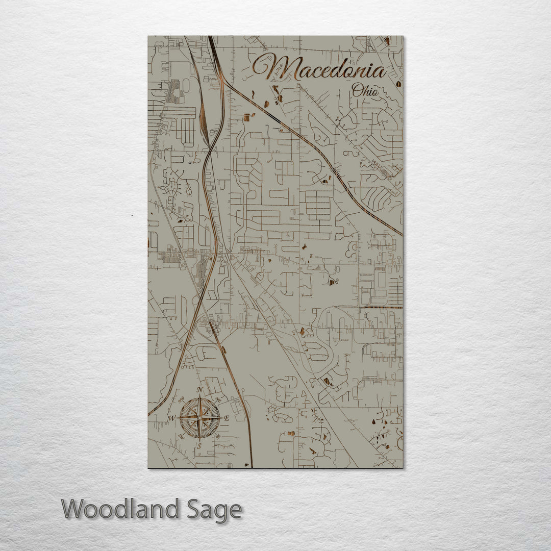 Macedonia, Ohio Street Map