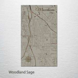 Macedonia, Ohio Street Map