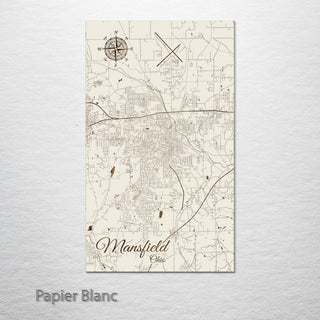 Mansfield, Ohio Street Map