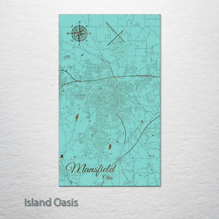Mansfield, Ohio Street Map