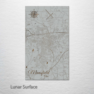 Mansfield, Ohio Street Map