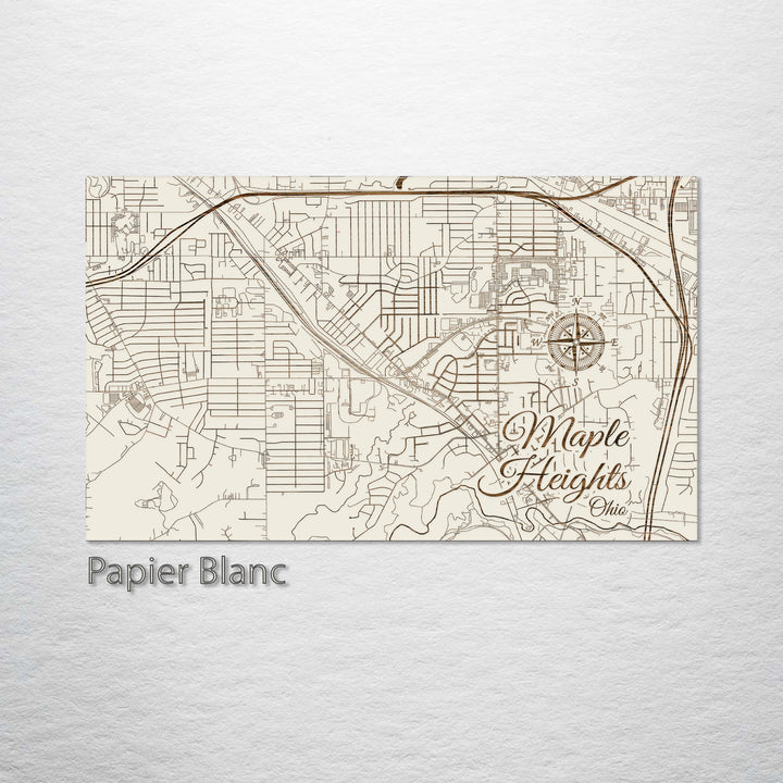 Maple Heights, Ohio Street Map