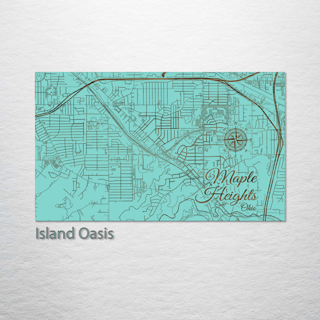 Maple Heights, Ohio Street Map