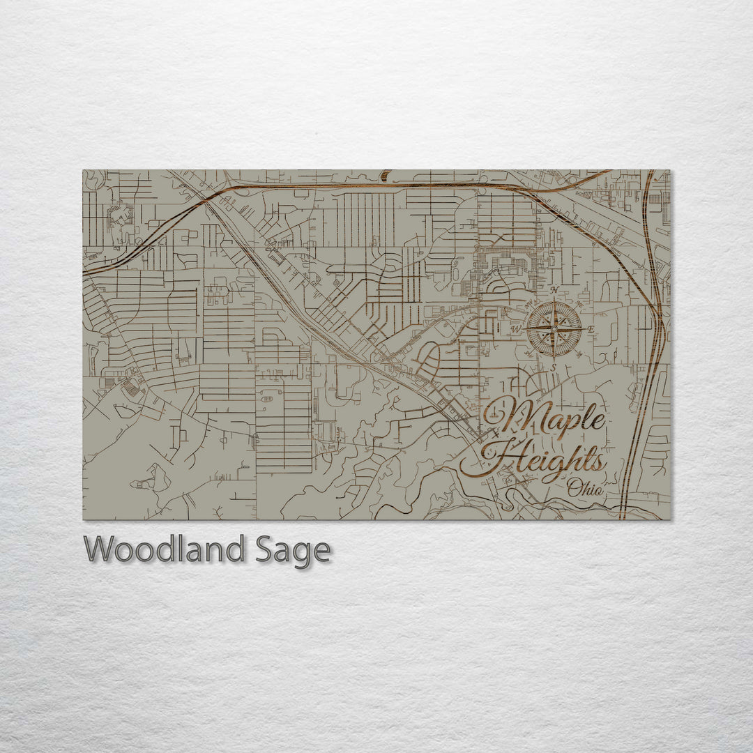 Maple Heights, Ohio Street Map