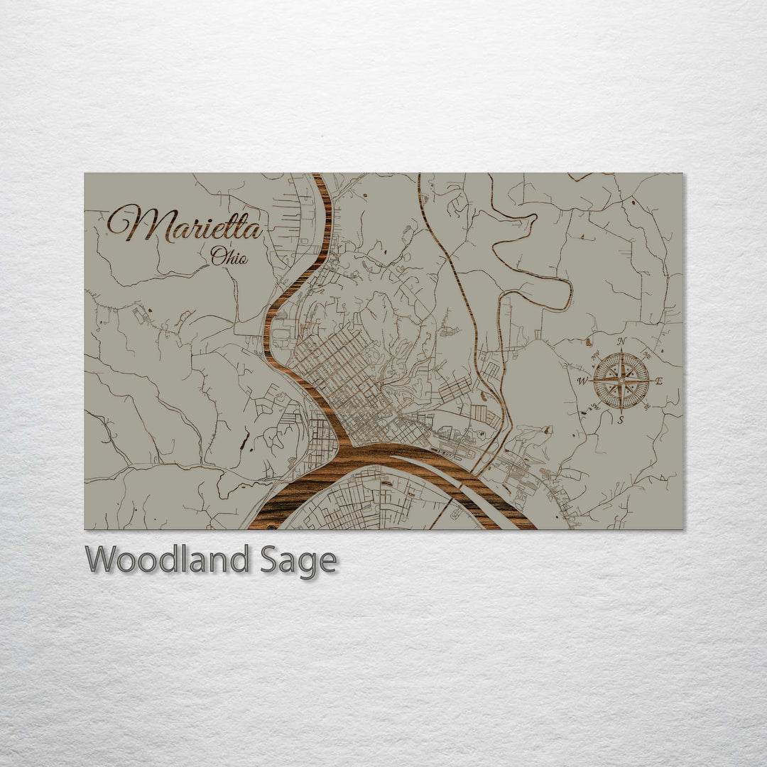 Marietta, Ohio Street Map