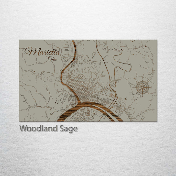 Marietta, Ohio Street Map