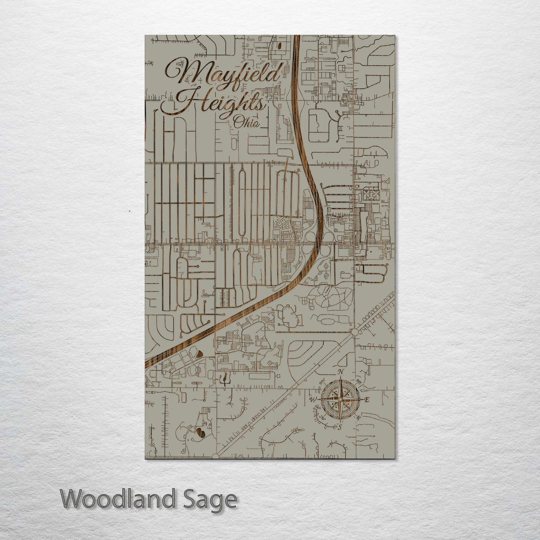 Mayfield Heights, Ohio Street Map