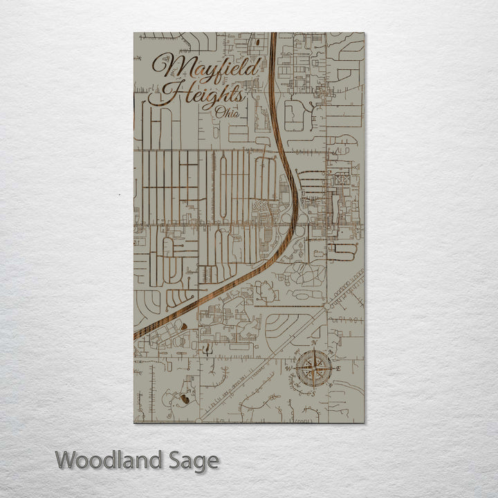 Mayfield Heights, Ohio Street Map