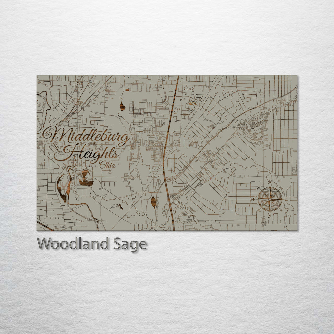 Middleburg Heights, Ohio Street Map