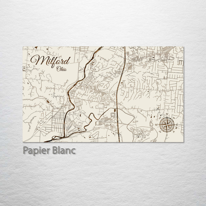 Milford, Ohio Street Map