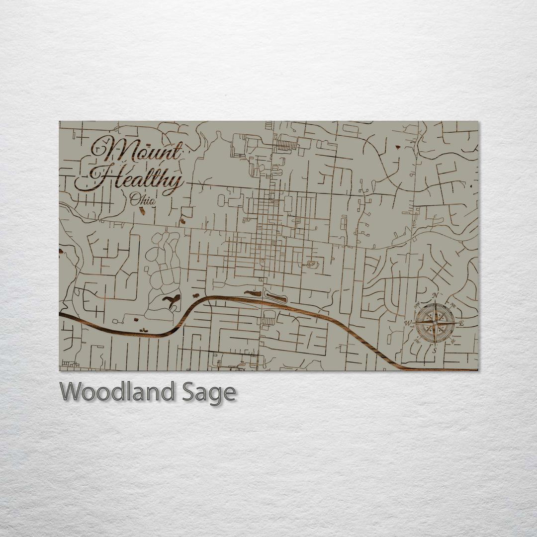 Mount Healthy, Ohio Street Map