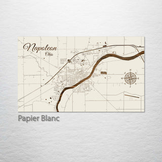Napoleon, Ohio Street Map